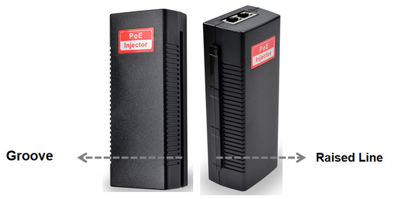 PoE Injector Up to 60W Power Supply, Gigabit PoE Adapter for IP Cameras and VoIP Phones Network Distance Up to 328 ft