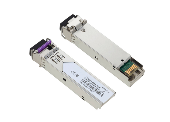 1000BASE-BX-U BiDi SFP Optical Transceiver Module Compatible with Cisco 1490nm-TX/1310nm-RX 20km DOM Simplex LC