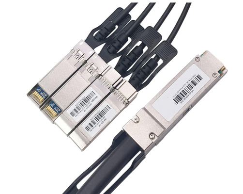2m 40G QSFP+ to 4xSFP+ Breakout DAC - 40GBASE-CR4 Passive Direct Attach Copper Twinax QSFP to SFP Cable
