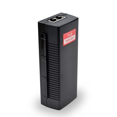 10/100/1000Mbps 30W IEEE802.3af/at PoE Injector for IP cameras solution