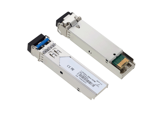 1.25G Single Mode SFP Fiber Module Network Transceiver, LX SM 1310nm 10km, Duplex LC Interface for Switch, Router