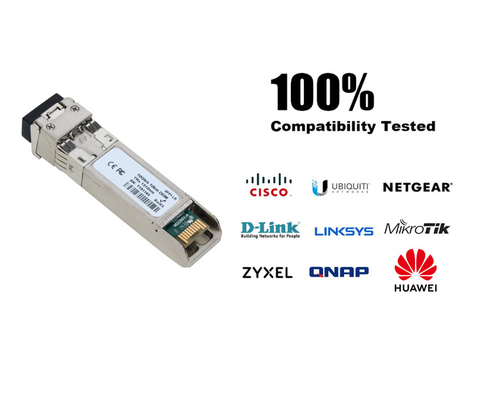1.25G Single Mode SFP LC Module, 1000Base-LX/LH Fiber Transceiver for Cisco GLC-LH-SMD, Meraki, Ubiquit UniFi, TP-Link,