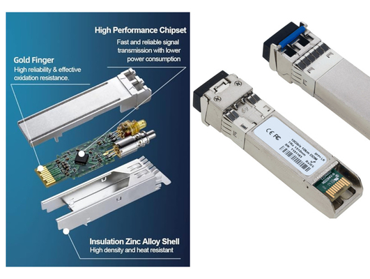1.25G Single Mode SFP LC Module, 1000Base-LX/LH Fiber Transceiver for Cisco GLC-LH-SMD, Meraki, Ubiquit UniFi, TP-Link,