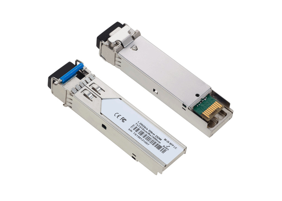 BiDi 1310nm-TX/1550nm-RX  SFP 1000BASE  20km DOM Simplex LC/UPC SMF Optical Transceiver Module