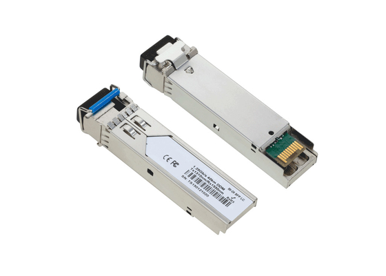 SFP 1000BASE-BX-U BiDi 1310nm-TX/1550nm-RX 40km DOM Simplex LC/UPC SMF Optical Transceiver Module