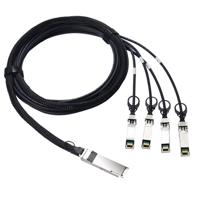 2m 40G QSFP+ to 4xSFP+ Breakout DAC - 40GBASE-CR4 Passive Direct Attach Copper Twinax QSFP to SFP Cable
