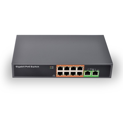 Gigabit 8 PORT POE switch 150W power IEEE802.3af/at SN-PSE1008G poe network ethernet switch