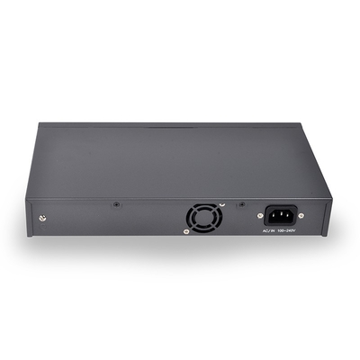 16 port POE switch with 250W IEEE802.3af/at 48V 16+2+1SFP megabit with gigabit uplink
