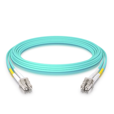 OM3 LC to LC Fiber Patch Cable 3m(10ft) - Fiber Optic Cable Cord Multimode Duplex  50/125μm